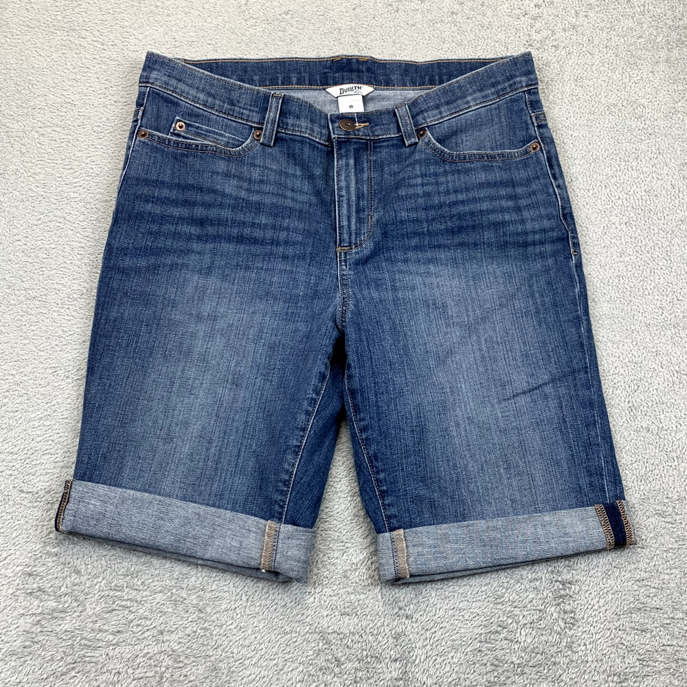 Duluth Trading Co Blue Jean Shorts